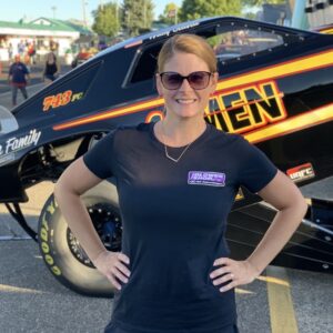 LADIES BLACK CREW W/ TBS LOGO (S, M, L, XL) [#7065]