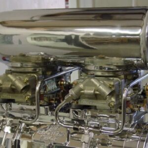 DUAL INLET 4150 FUEL LINE KIT ANODIZED BLACK FITTINGS (HOLLEY) [#4372AB]