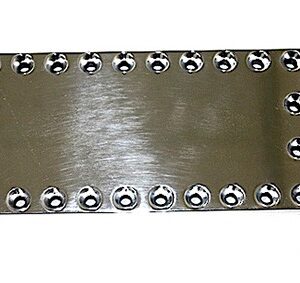 Burst Panel Block Off Plate Polished [#2583]