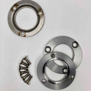 B&M 420 MEGABLOWER REPLACEMENT BILLET STEEL BEARING RETAINER PLATES [#9176]