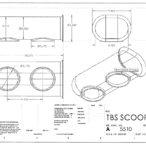 Dual Carburetor Blower Scoop Kit [#5510]
