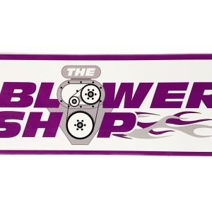 TBS Vinyl Decal Purple/White 2.4" X 6.5" [#7093]