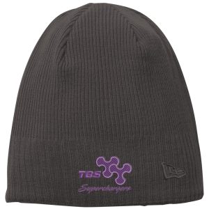 TBS EMBROIDERED NO FOLD BEANIE (BLACK OR GRAY) [#7099]
