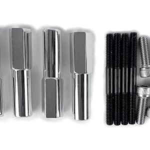 192/250 BELT GUARD STANDS 2 3/4" (4 PK) W/ 1/4-20 STUDS (SHORT SNOUT) [#8640]